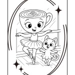 Balerina Capucina &amp; Prietenii ei – Carte de colorat pentru copii [fișier .PDF]