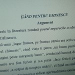 ACTIVITATE EXTRACURRICULARĂ „GÂND PENTRU EMINESCU” Învățământ preșcolar, primar, gimnazial și liceal [fișier .DOCX]