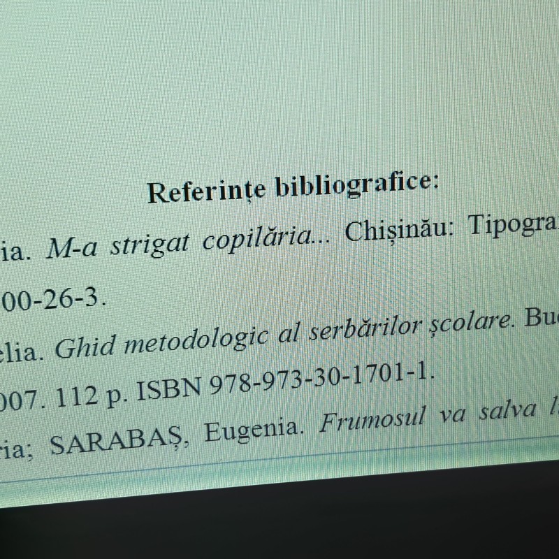 ACTIVITATE EXTRACURRICULARĂ „GÂND PENTRU EMINESCU” Învățământ preșcolar, primar, gimnazial și liceal [fișier .DOCX]