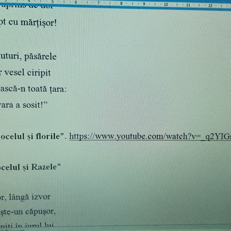 ACTIVITATE EXTRACURRICULARĂ  „REGINA PRIMĂVARĂ!” [fișier .DOCX]