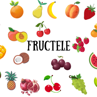 Fructele în limba română cu traducere în limba rusă [fișier .PPTX]