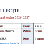 Lecția independenței. Prima oră. Clasa a IV-a [fișiere .PPTX și .DOCX]