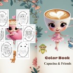 Balerina Capucina &amp; Prietenii ei – Carte de colorat pentru copii [fișier .PDF]