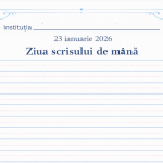 Ziua scrisului de mână  (23 ianuarie )–Fișă de scriere  [fișier .PDF]