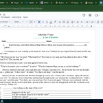 Test Inițial Limba Engleza clasa 7  [fișier .docx]