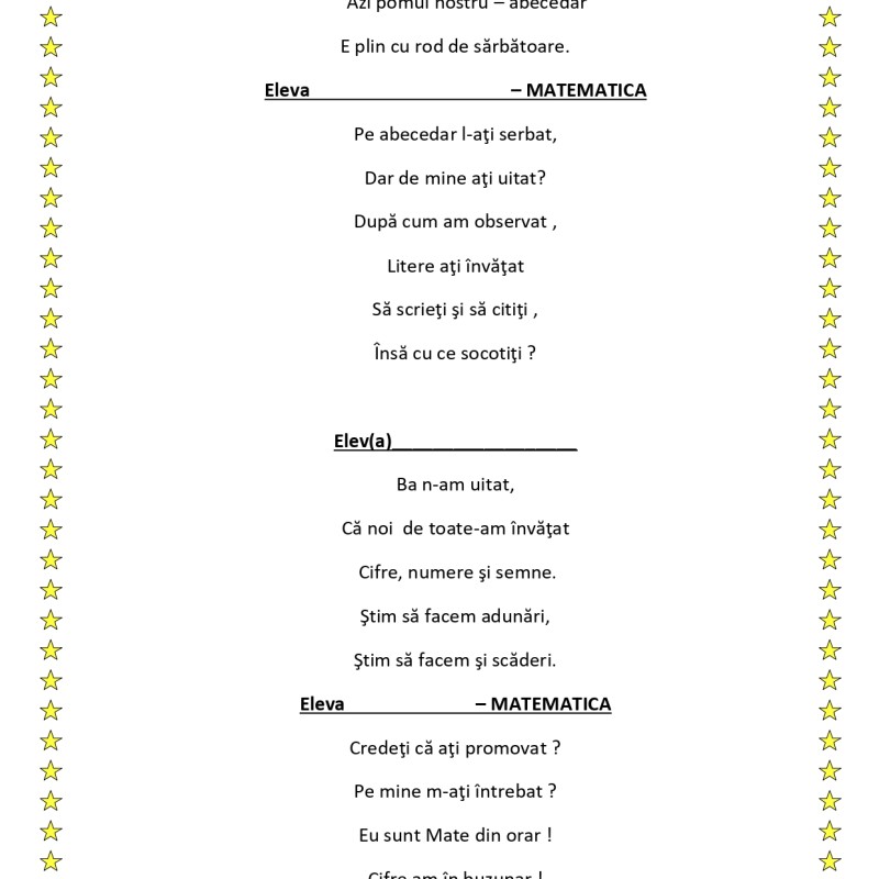 Adio, drag Abecedar! [fișier .DOC]