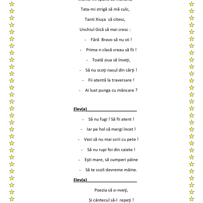 Adio, drag Abecedar! [fișier .DOC]