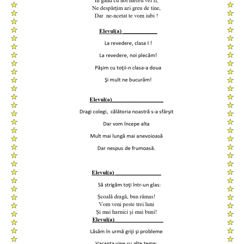 Adio, drag Abecedar! [fișier .DOC]