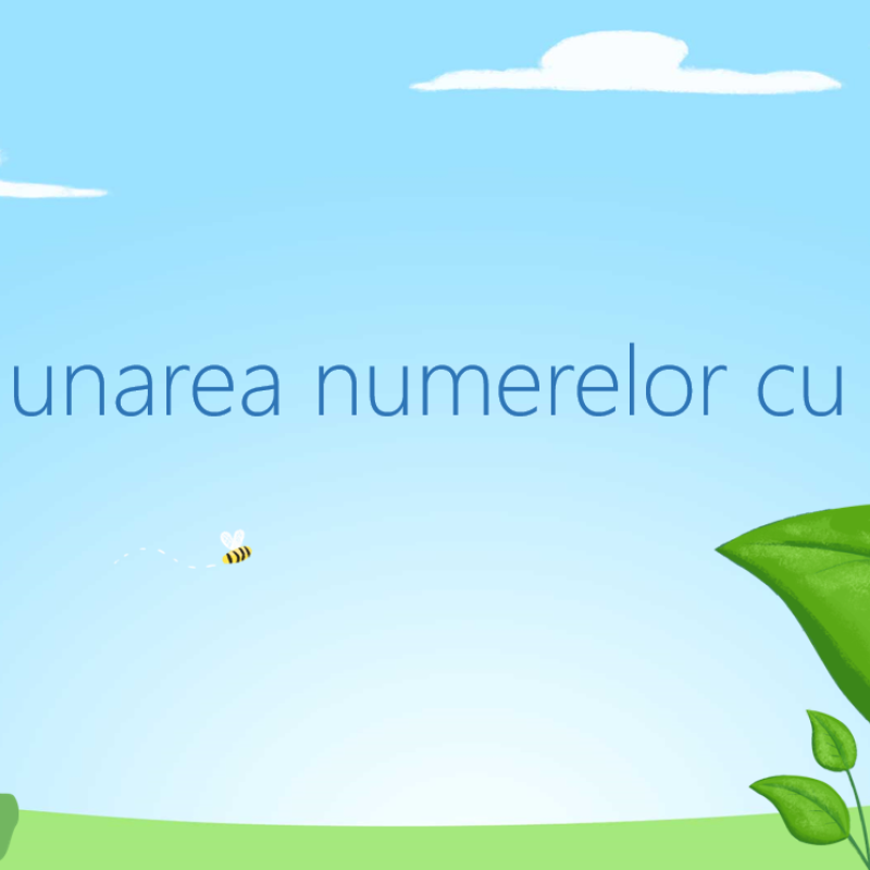 Prezentare interactivă - Adunarea numerelor cu 3