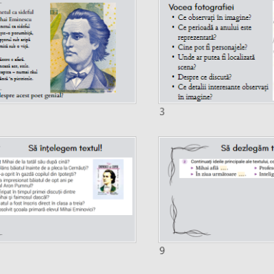L.Lit.Română. Clasa a III-a. Textul „Despărţirea de Ipoteşti”, după Boris Crăciun [fișier .PPTX]