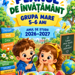 Plan de învățământ pentru grupa mare (5-6 ani) [fișier .DOCX]