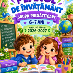 Plan de învățământ pentru grupa pregătitoare (6-7 ani) [fișier .DOCX]