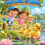 Proiect didactic la Educația fizică pentru 2–3 ani – „Rățuștele pornesc spre lacul cu nuferi” [fișier .DOCX]