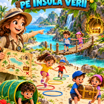 Proiect didactic la Educația fizică pentru 6–7 ani – „Expediția pe Insula Verii” [fișier .DOCX]