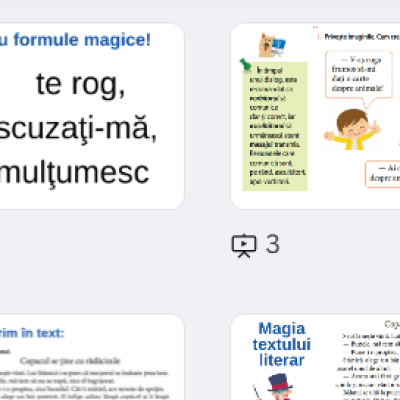 L.lit.Română. Clasa a II-a. Eticheta comunicării. Textul „Copacul se ține cu rădăcinile” [fișier .PPTX]