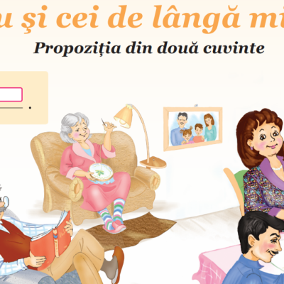 Abecedar_Prezentarea membrilor familiei. Propoziția din două cuvinte