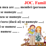 Abecedar_Prezentarea membrilor familiei. Propoziția din două cuvinte