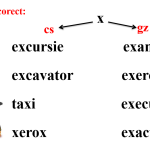 Abecedar_Sunetele [cs], [gz] și litera X