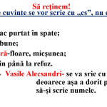 Abecedar_Sunetele [cs], [gz] și litera „x” mic