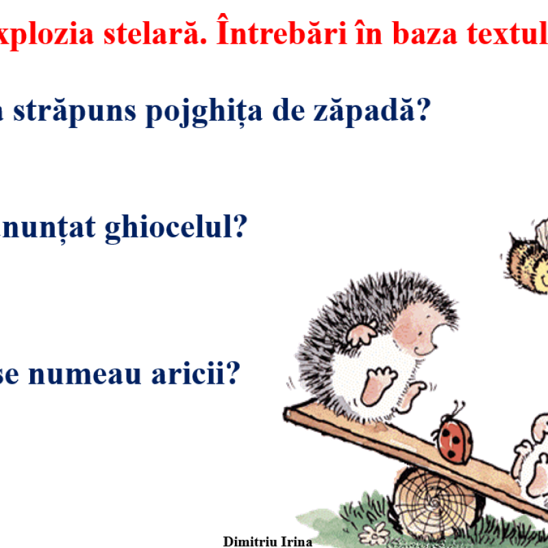 Abecedar_Grupul de litere „ghi” și „Ghi”. Textul „Ghiocelul”. Partea 1