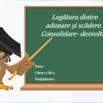 Clasa a 3-a: Legătura dintre adunare și scădere. Consolidare- dezvoltare (PPT)
