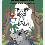AVENTURĂ LA ZOO - Cartea mea de colorat [fișier .PDF]