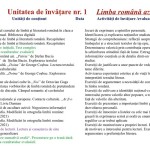 Proiectare didactică de lungă durată la limba și literatura română, clasa a VIII-a (2024) [fișier .DOCX]