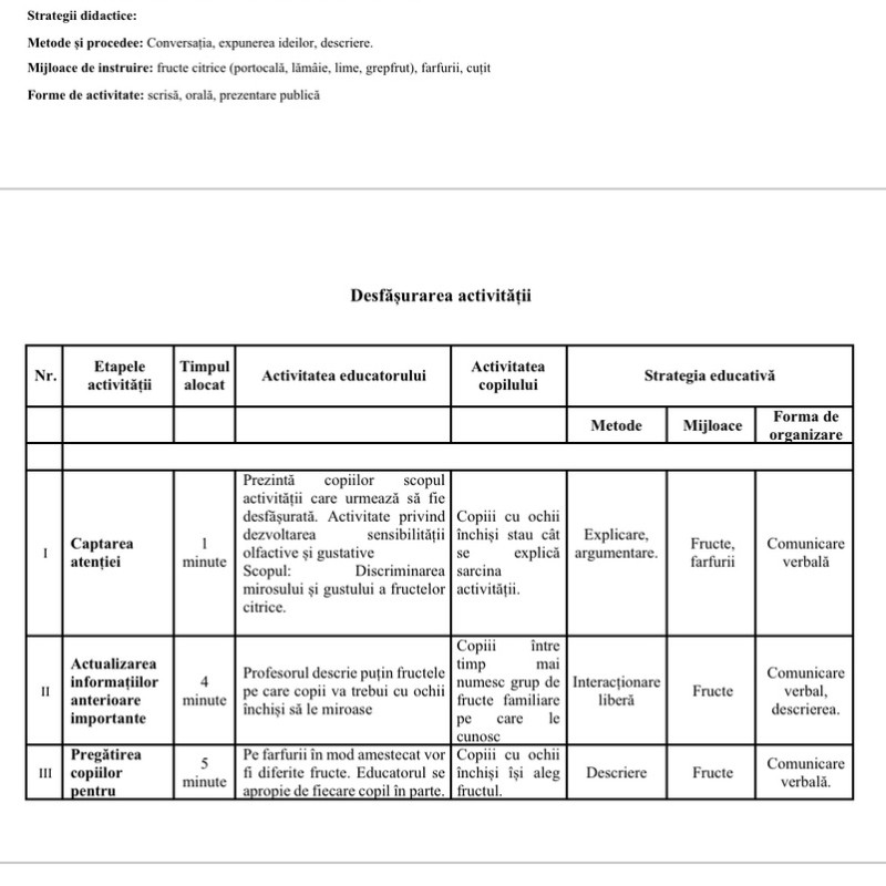 Proiect didactic (preșcolari) [fișier .DOCX]