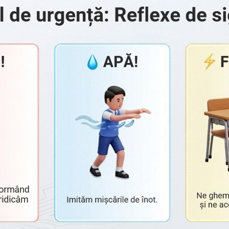 Kit: Securitatea individuală și colectivă în spațiul școlar și casnic [fisiere .pptx .docx, .png]