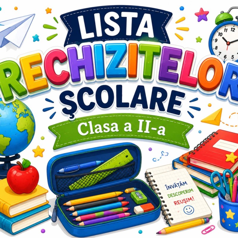 Lista rechizitelor școlare , clasa   a II-a [fișier .DOC]