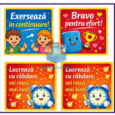 Stickere pentru verificarea caietelor [fișier .PDF]