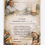 Grigore Vieru - Diplomă A4  (editabilă) – (PDF și DOCX)