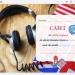 Copertă de caiet la Limba engleză  [fișier .PDF]