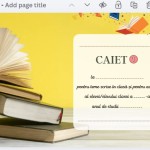 Copertă de caiet pentru elevi (nr 1 și 2)  [fișiere .PPTX .DOCX]