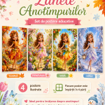 Zânele Anotimpurilor – set de postere educative fișiere [.PNG și .ZIP]