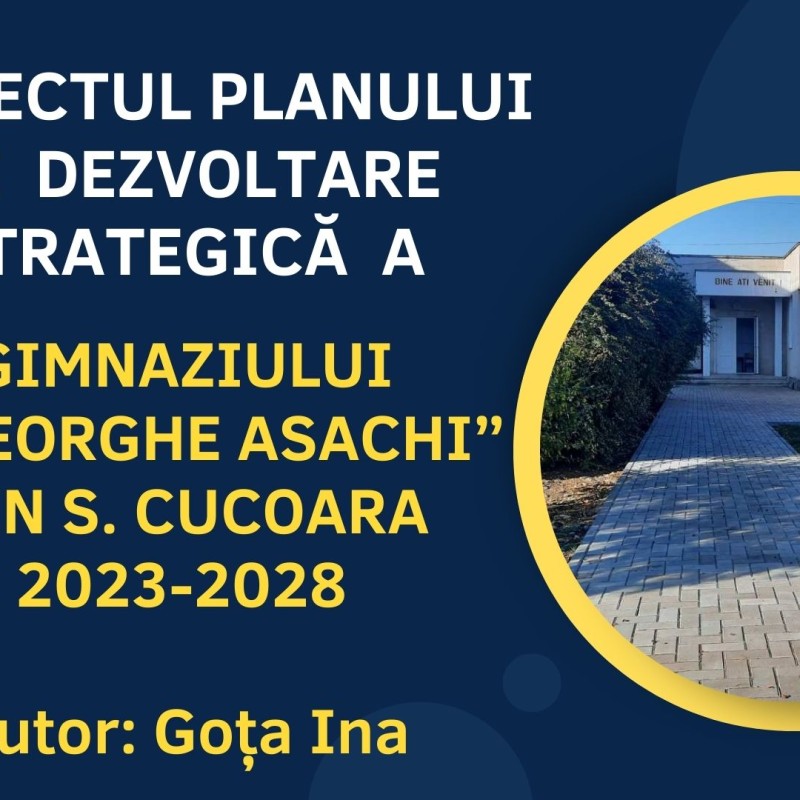 Prezentare Proiect al Planului de dezvoltare strategica al institutiei 2024-2028
