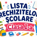 Lista rechizitelor școlare , clasa I-a [fișier .DOC]
