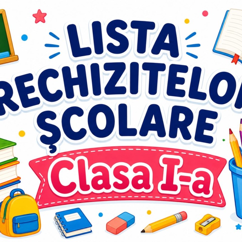 Lista rechizitelor școlare , clasa I-a [fișier .DOC]