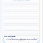 Ziua scrisului de mână  (23 ianuarie )–Fișă de scriere  [fișier .PDF]