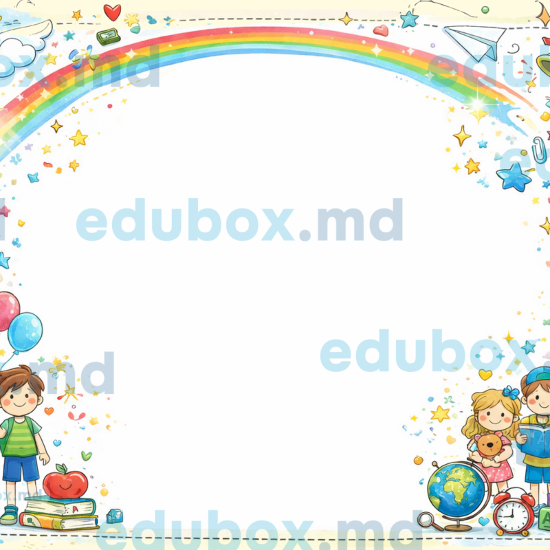 Diplomă „100 de zile de școală” – design vesel pentru clasele primare [Fișier .PDF]