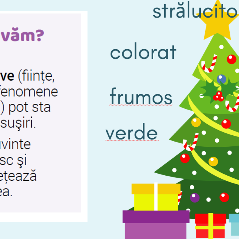 L.Lit.Română. Clasa a III-a. Adjectivul. Acordul adjectivului cu substantivul [fișier .PPTX]