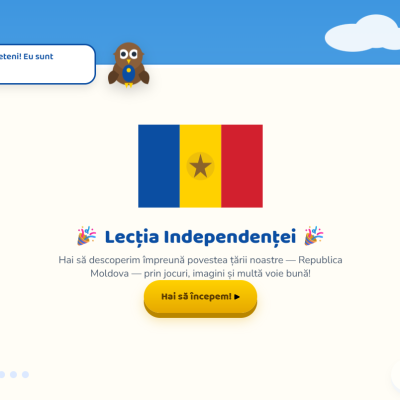 Lecția independenței. Prima oră. Clasa I-âi [fișiere .PPTX și .DOCX]